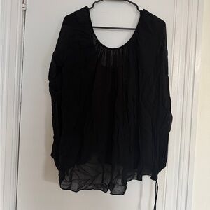 Zara black blouse